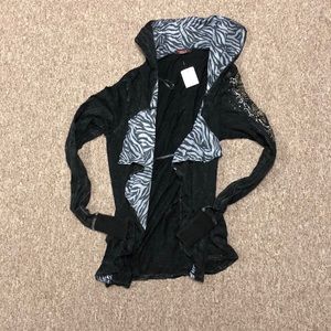 Hooded kimono